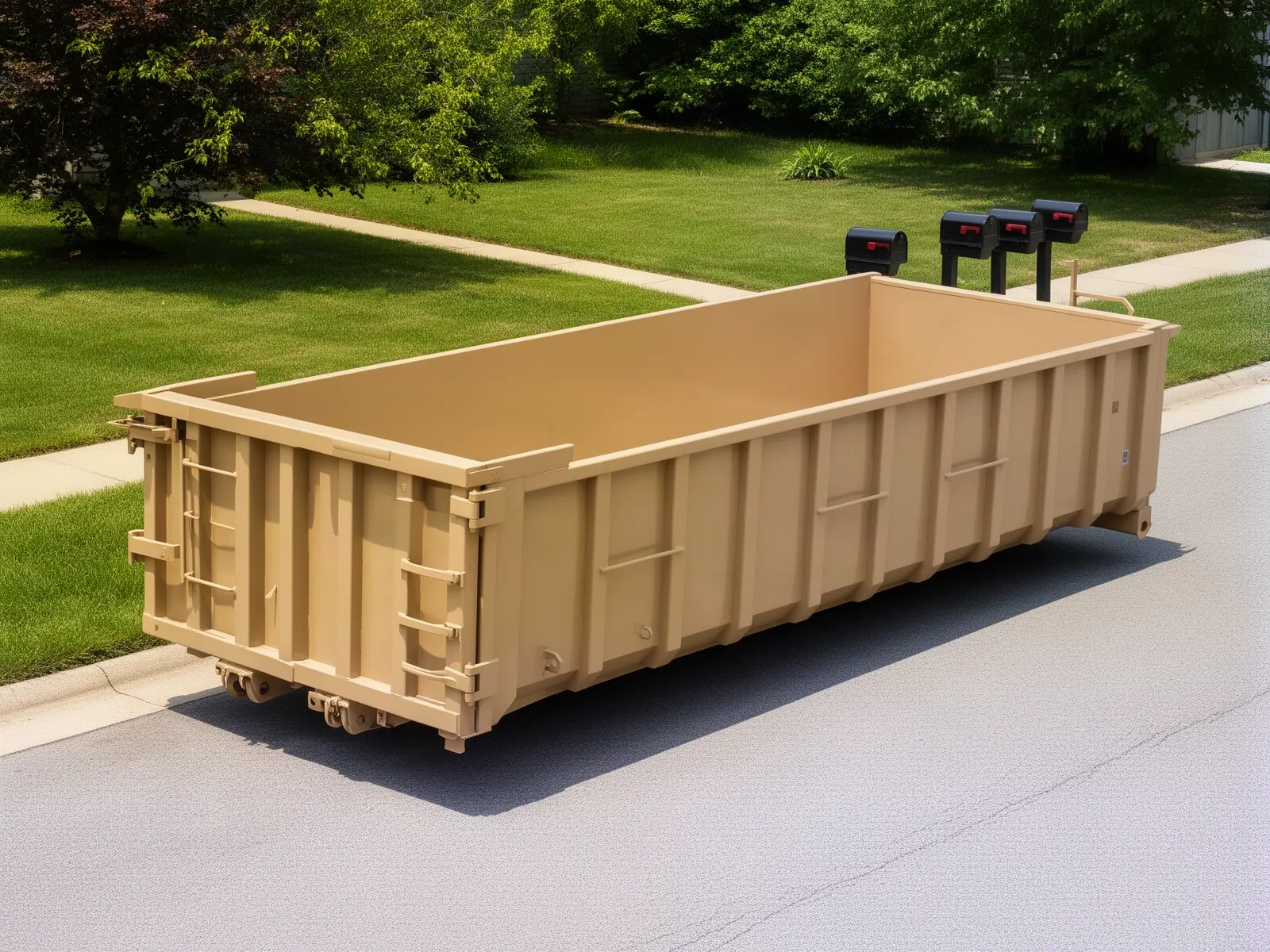 Roll-off dumpster from Otter Grove Dumpster Rental in Cleburne, TX